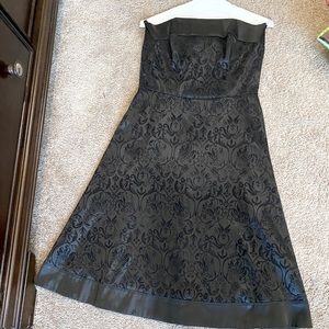 Black fancy cocktail dress